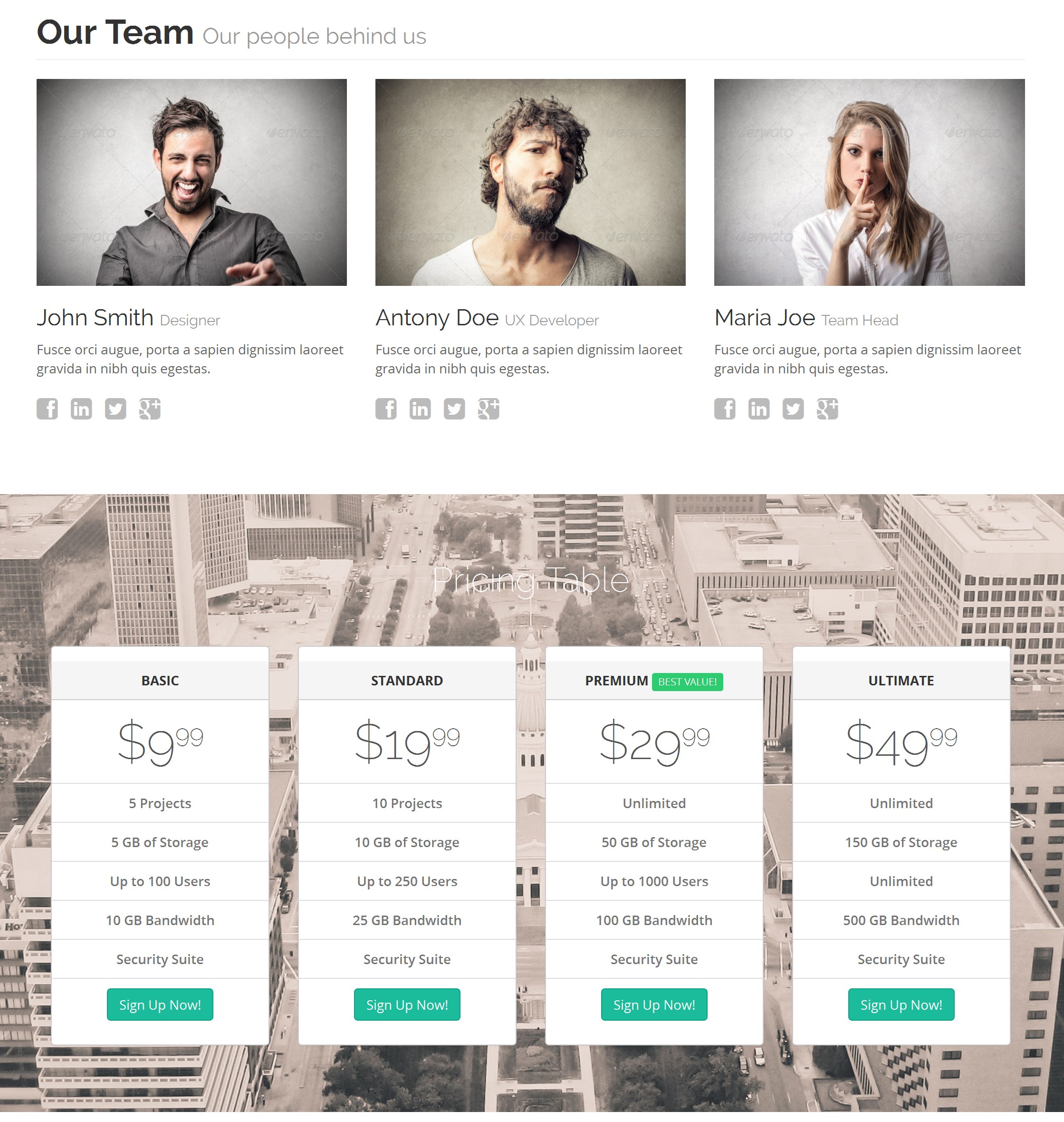 HTML5 Bootstrap Carousel Theme